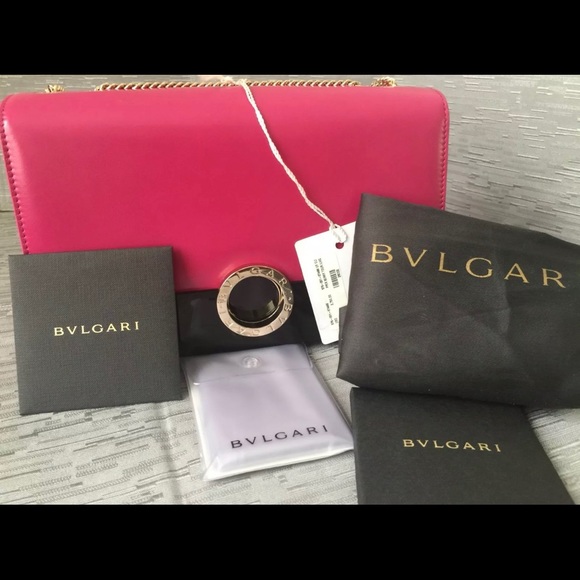 BVLGARI Handbags - Bulgari 💯 authentic leather chain crossbody bag